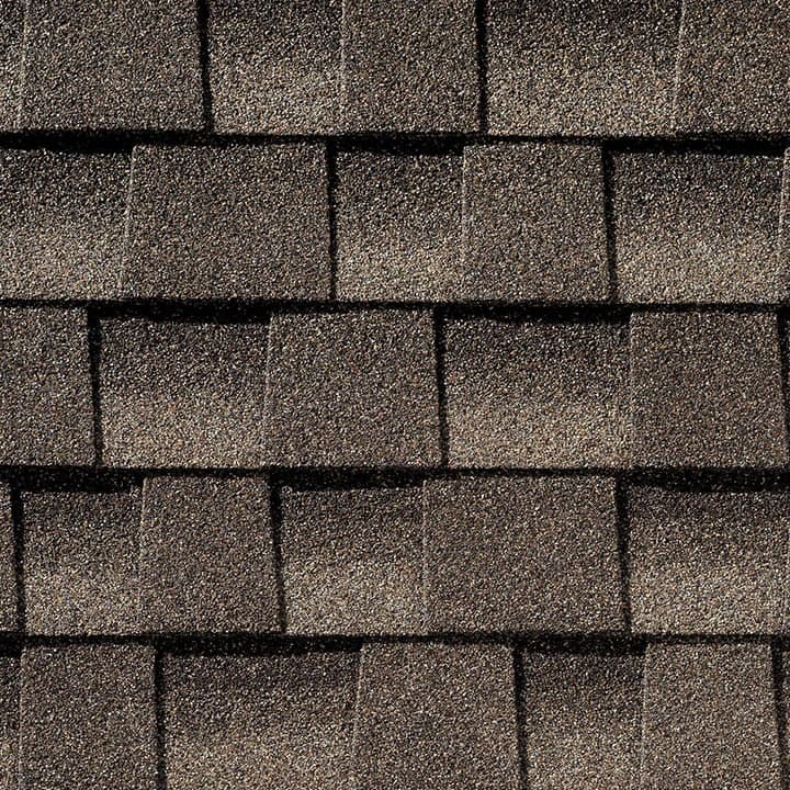 GAF Timberline HDZ Mission Brown swatch close-up