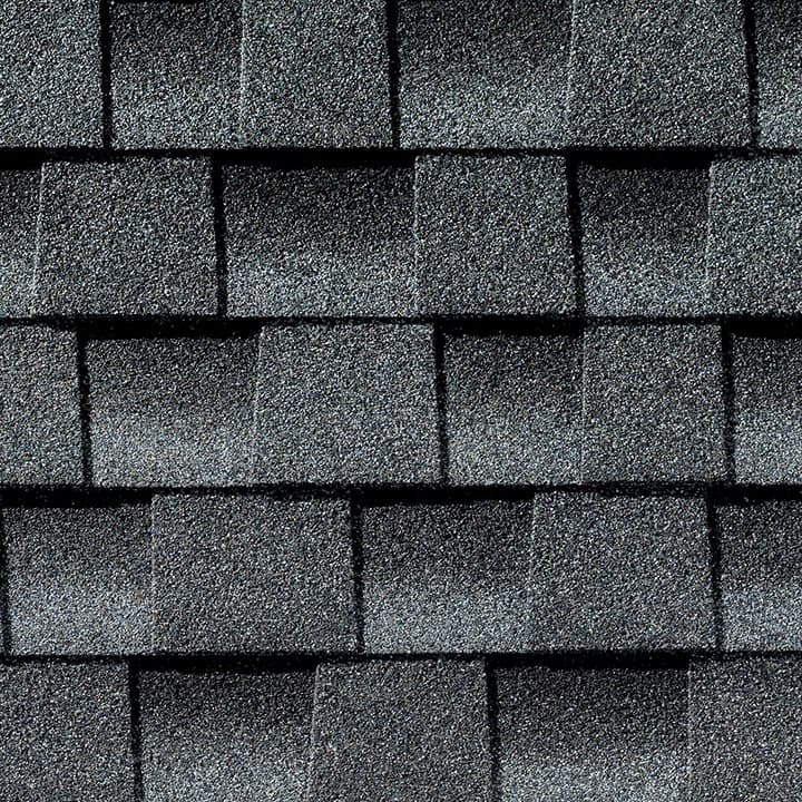 GAF Timberline HDZ Pewter Gray swatch close-up