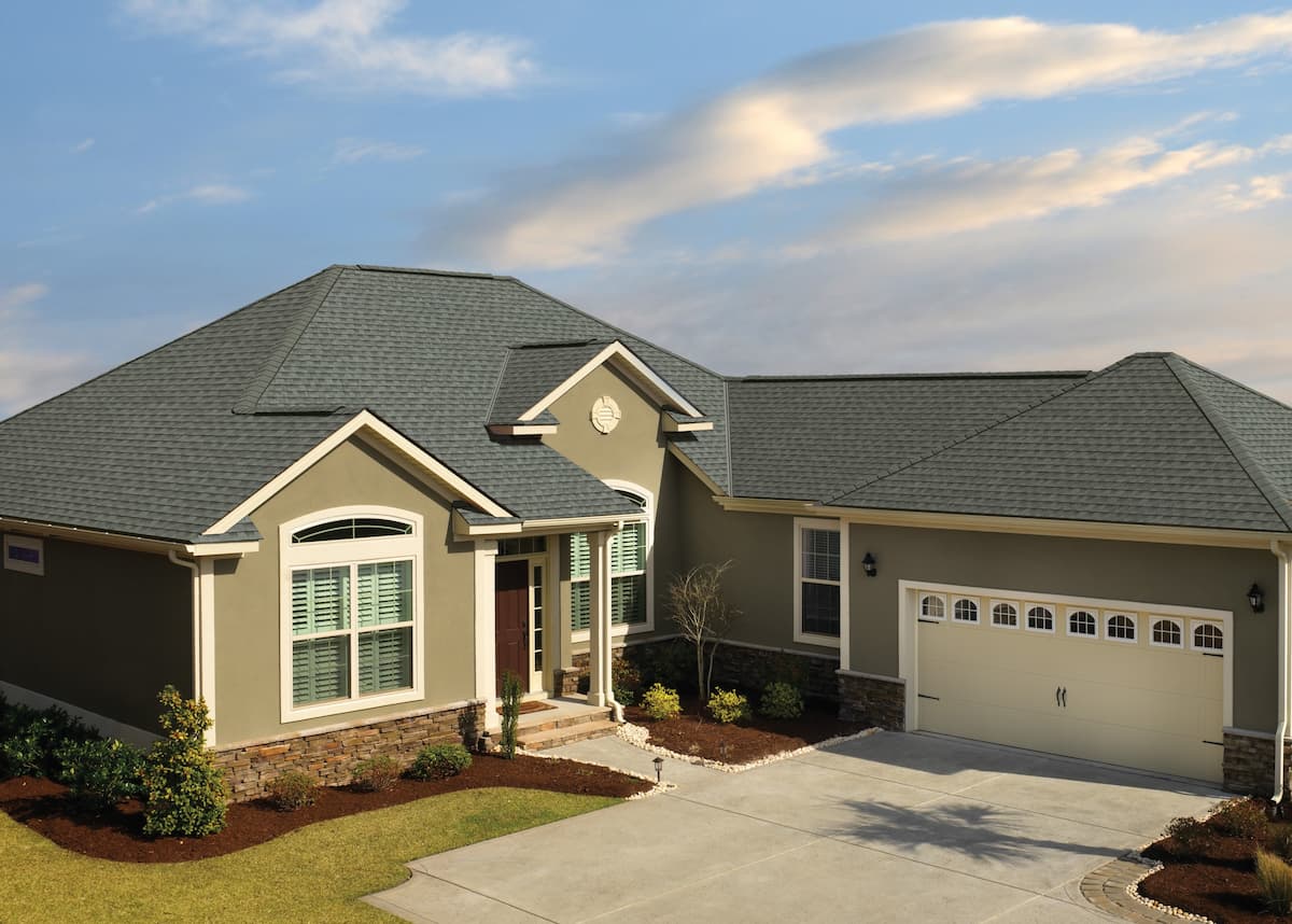 GAF Timberline HDZ Slate installed on a Utah home