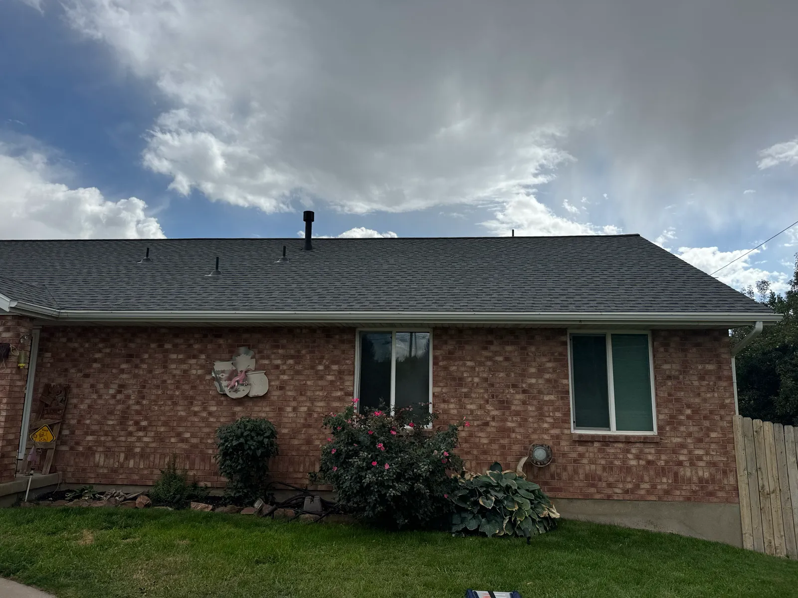 New roof completed by Homer Roofing in Layton, Utah