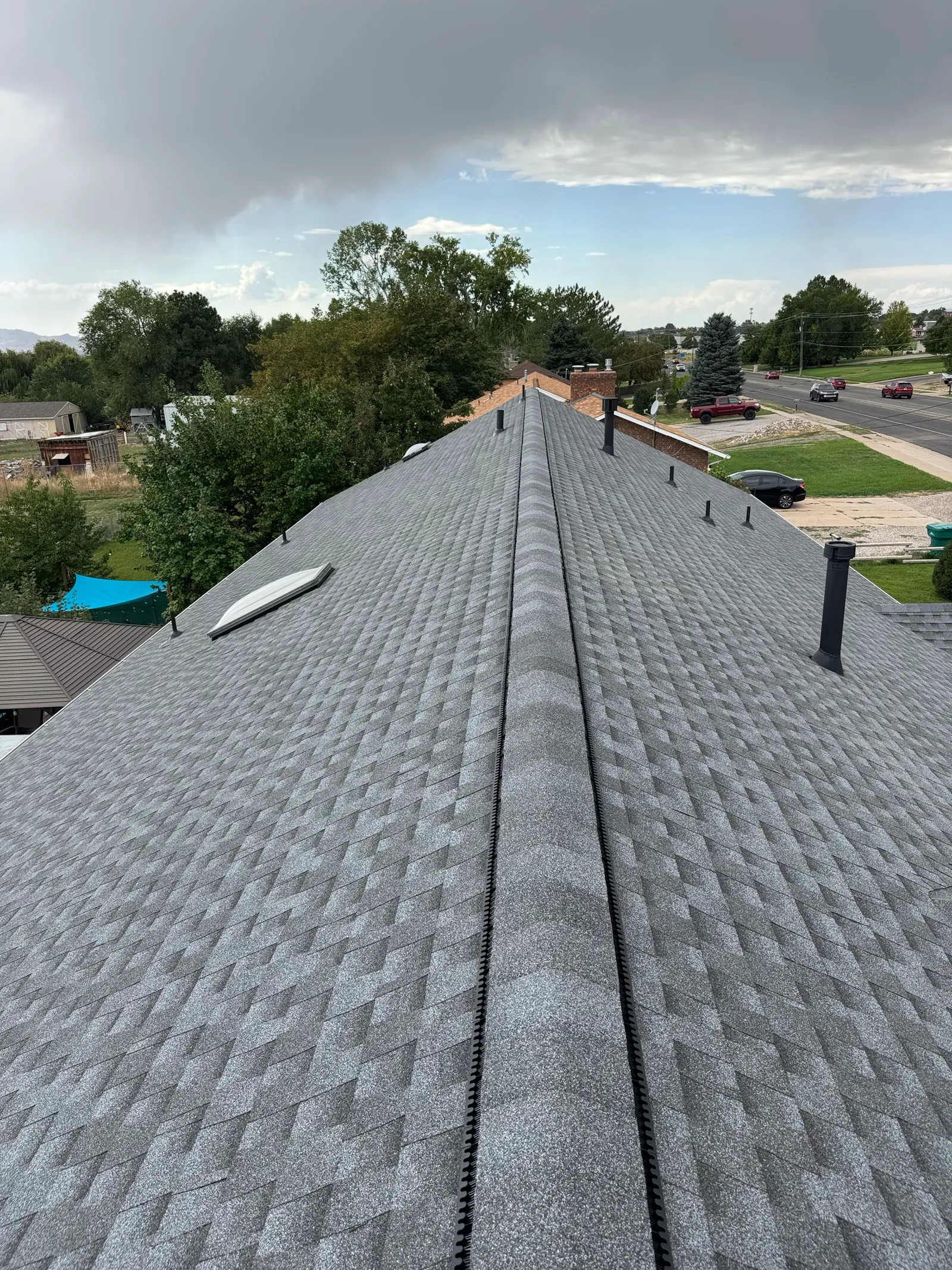 GAF asphalt shingle roof replacement in Layton, Utah by Homer Roofing