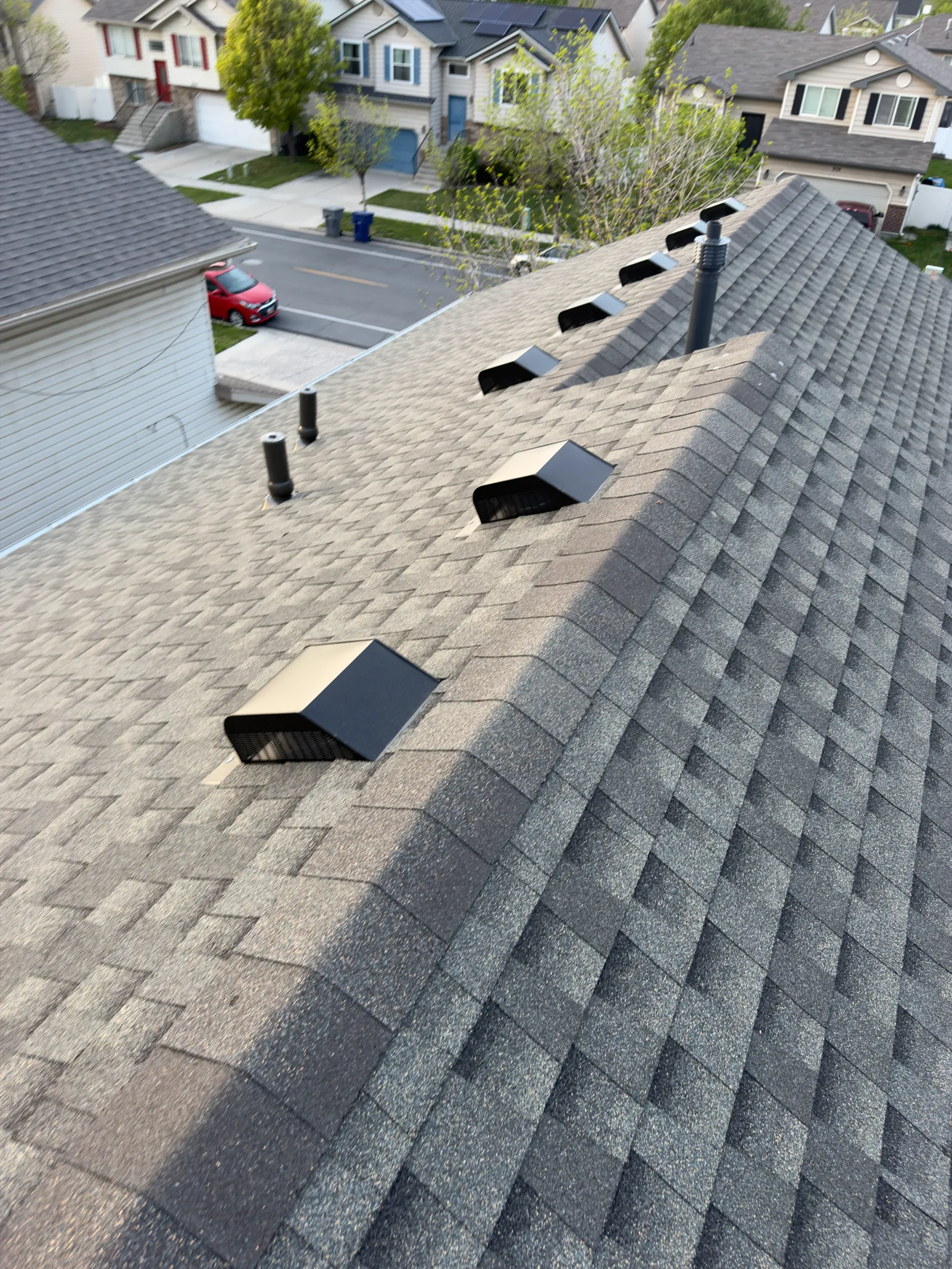 GAF asphalt shingle roof replacement in Woods Cross, Utah by Homer Roofing